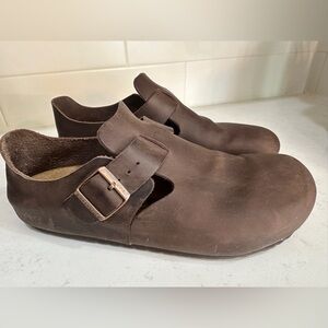 Men’s Birkenstocks “London” in brown leather